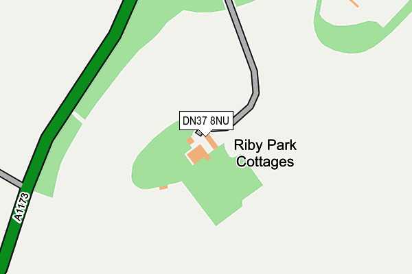 DN37 8NU map - OS OpenMap – Local (Ordnance Survey)