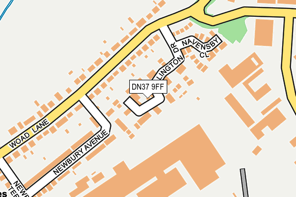 DN37 9FF map - OS OpenMap – Local (Ordnance Survey)