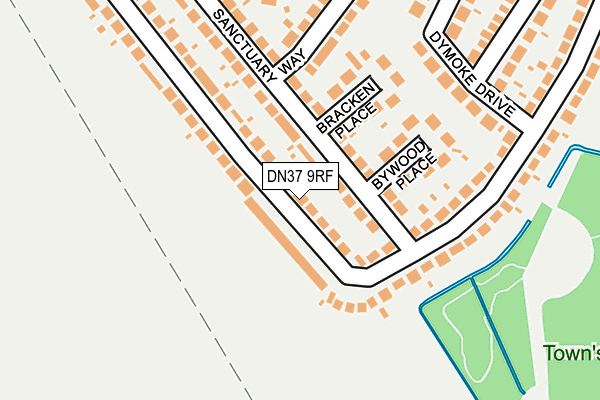 DN37 9RF map - OS OpenMap – Local (Ordnance Survey)