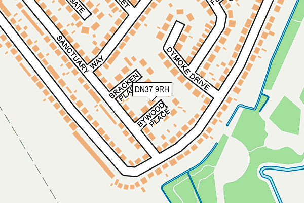 DN37 9RH map - OS OpenMap – Local (Ordnance Survey)