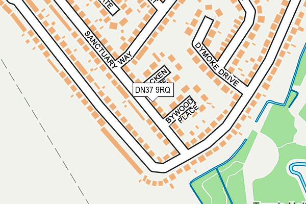 DN37 9RQ map - OS OpenMap – Local (Ordnance Survey)