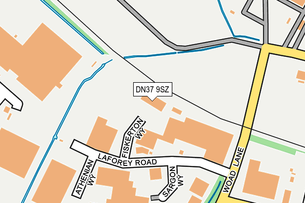 DN37 9SZ map - OS OpenMap – Local (Ordnance Survey)