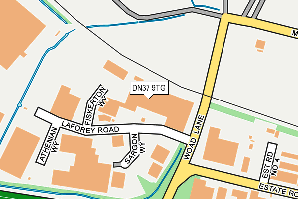 DN37 9TG map - OS OpenMap – Local (Ordnance Survey)