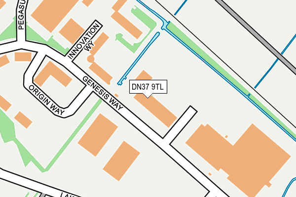 DN37 9TL map - OS OpenMap – Local (Ordnance Survey)