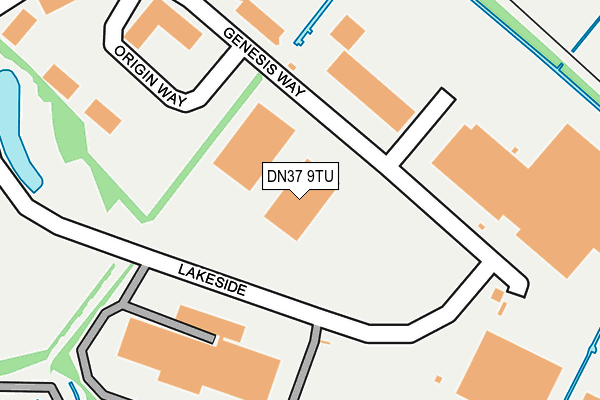 DN37 9TU map - OS OpenMap – Local (Ordnance Survey)