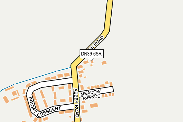 DN39 6SR map - OS OpenMap – Local (Ordnance Survey)