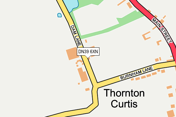 DN39 6XN map - OS OpenMap – Local (Ordnance Survey)