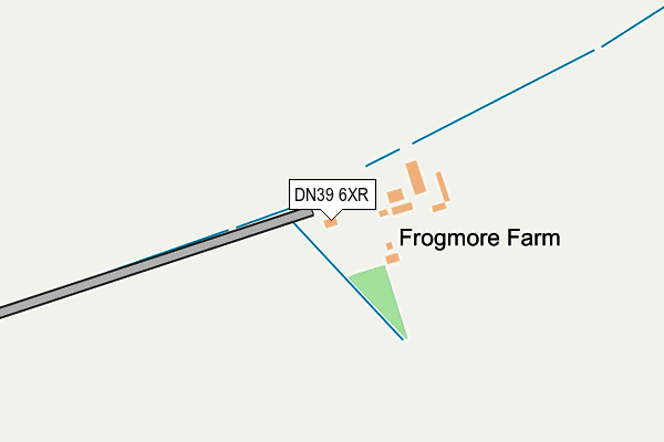 DN39 6XR map - OS OpenMap – Local (Ordnance Survey)