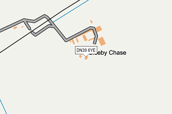 DN39 6YE map - OS OpenMap – Local (Ordnance Survey)