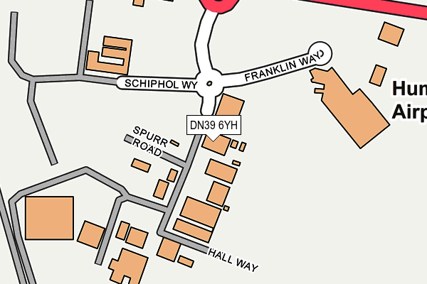 DN39 6YH map - OS OpenMap – Local (Ordnance Survey)