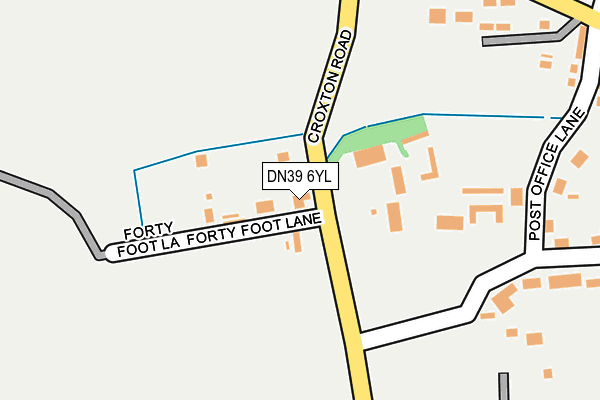 DN39 6YL map - OS OpenMap – Local (Ordnance Survey)