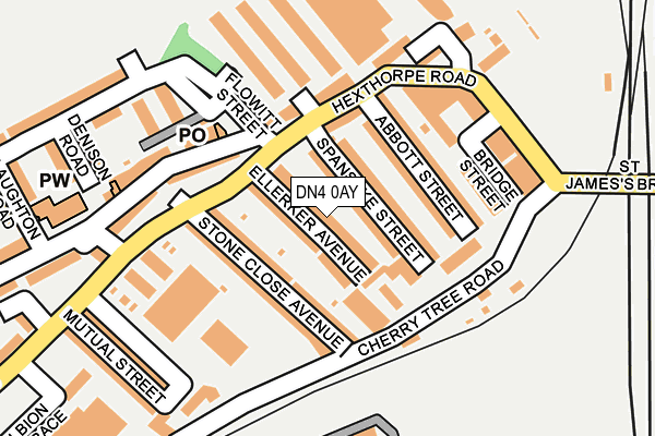 DN4 0AY map - OS OpenMap – Local (Ordnance Survey)