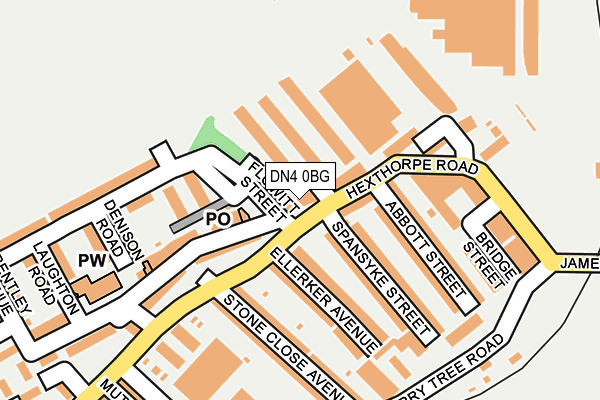 DN4 0BG map - OS OpenMap – Local (Ordnance Survey)