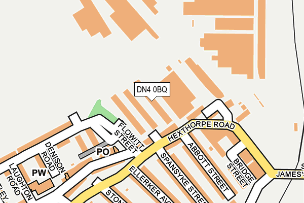 DN4 0BQ map - OS OpenMap – Local (Ordnance Survey)