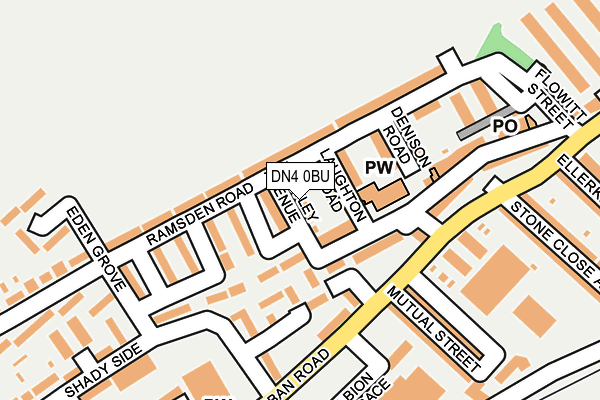 DN4 0BU map - OS OpenMap – Local (Ordnance Survey)