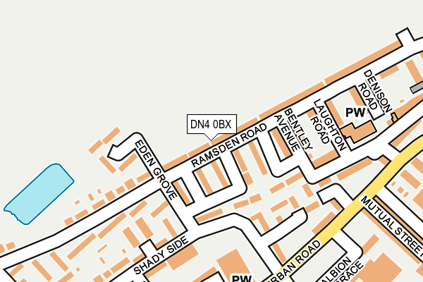 DN4 0BX map - OS OpenMap – Local (Ordnance Survey)