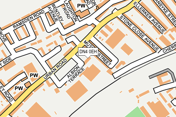 DN4 0EH map - OS OpenMap – Local (Ordnance Survey)