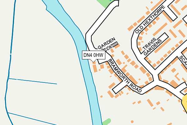 DN4 0HW map - OS OpenMap – Local (Ordnance Survey)