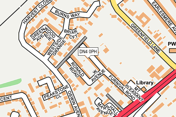 DN4 0PH map - OS OpenMap – Local (Ordnance Survey)