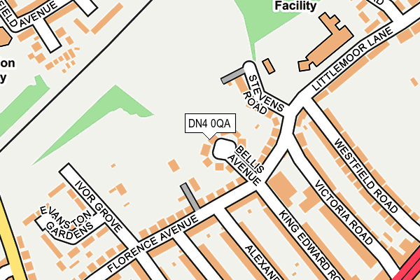 DN4 0QA map - OS OpenMap – Local (Ordnance Survey)