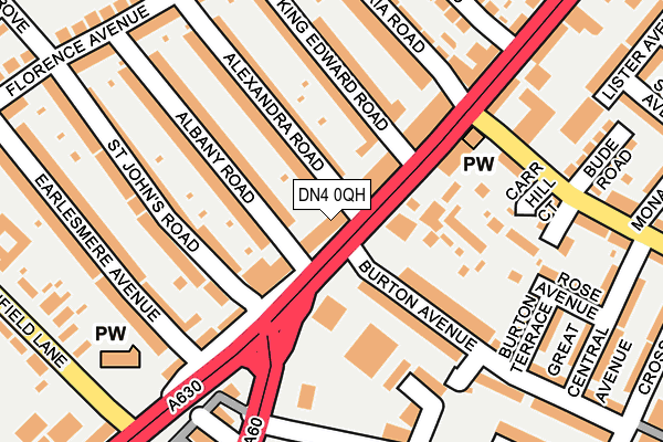 DN4 0QH map - OS OpenMap – Local (Ordnance Survey)
