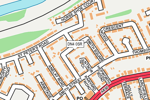 DN4 0SR map - OS OpenMap – Local (Ordnance Survey)
