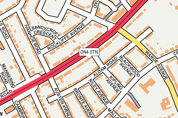 Map of BAMBOOK LTD at local scale