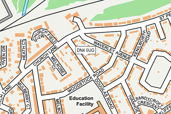 DN4 0UG map - OS OpenMap – Local (Ordnance Survey)