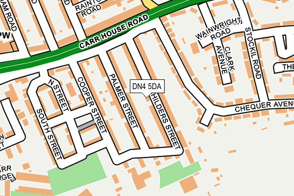 DN4 5DA map - OS OpenMap – Local (Ordnance Survey)