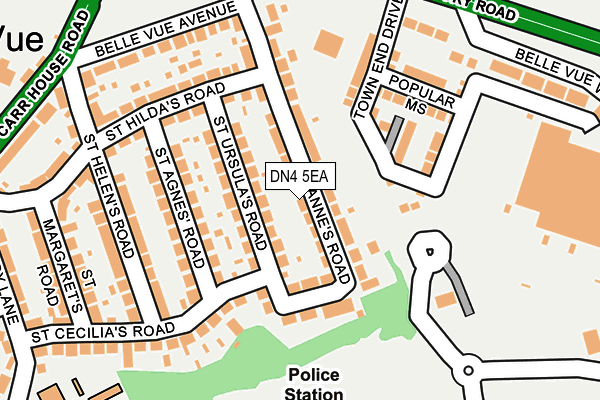 DN4 5EA map - OS OpenMap – Local (Ordnance Survey)