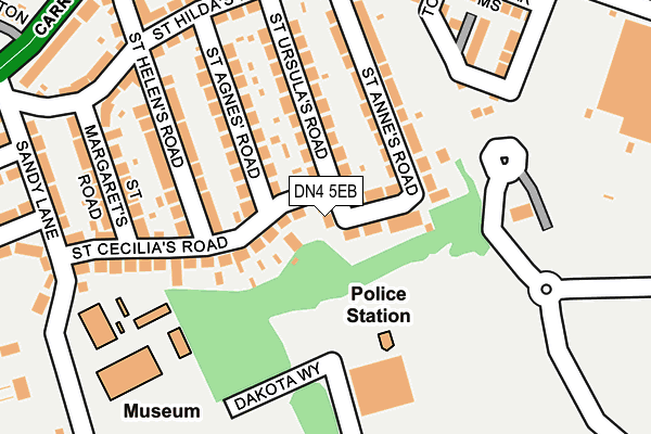 DN4 5EB map - OS OpenMap – Local (Ordnance Survey)