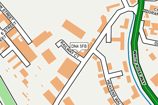 DN4 5FB map - OS OpenMap – Local (Ordnance Survey)