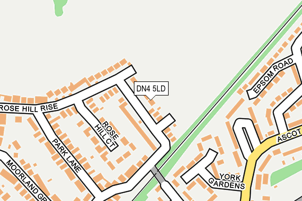 DN4 5LD map - OS OpenMap – Local (Ordnance Survey)