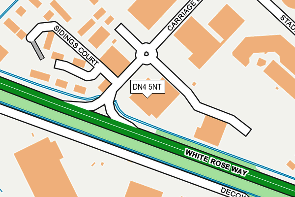 DN4 5NT map - OS OpenMap – Local (Ordnance Survey)
