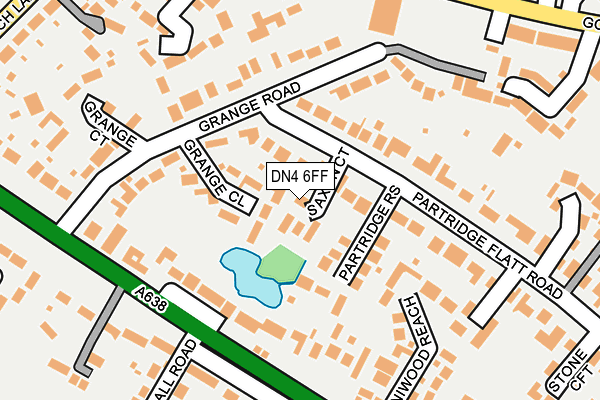 DN4 6FF map - OS OpenMap – Local (Ordnance Survey)