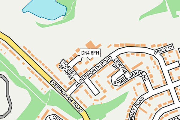 DN4 6FH map - OS OpenMap – Local (Ordnance Survey)