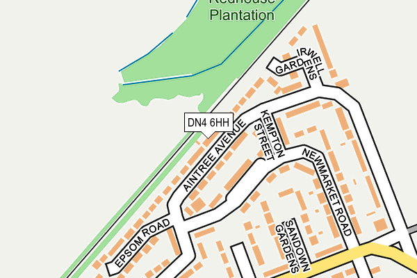 DN4 6HH map - OS OpenMap – Local (Ordnance Survey)
