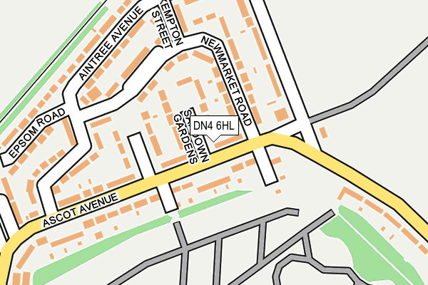 DN4 6HL map - OS OpenMap – Local (Ordnance Survey)