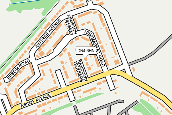 DN4 6HN map - OS OpenMap – Local (Ordnance Survey)