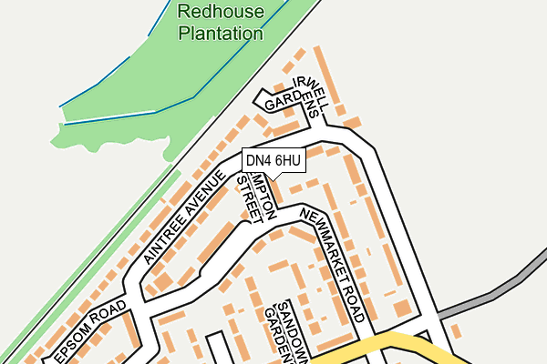 DN4 6HU map - OS OpenMap – Local (Ordnance Survey)