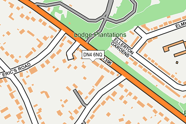DN4 6NQ map - OS OpenMap – Local (Ordnance Survey)