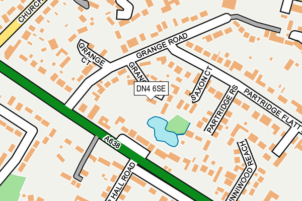DN4 6SE map - OS OpenMap – Local (Ordnance Survey)