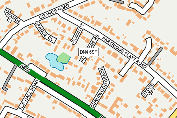 DN4 6SF map - OS OpenMap – Local (Ordnance Survey)