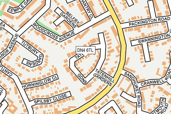 DN4 6TL map - OS OpenMap – Local (Ordnance Survey)