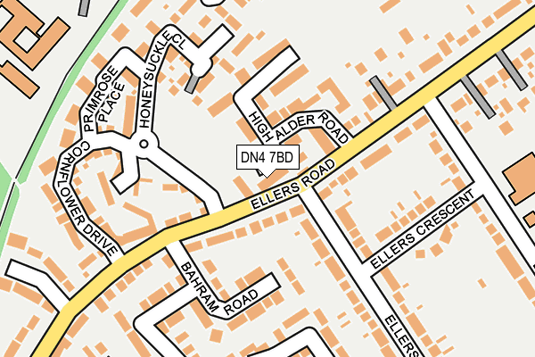 DN4 7BD map - OS OpenMap – Local (Ordnance Survey)