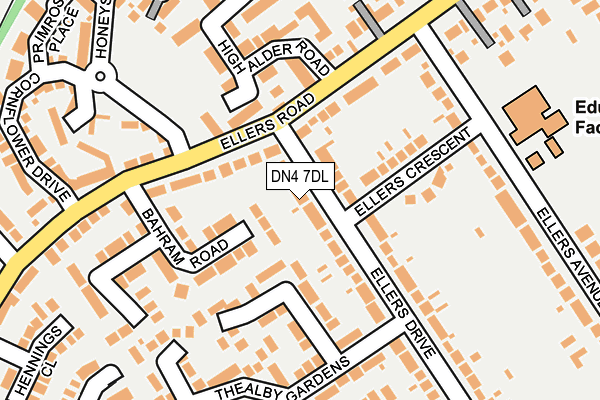 DN4 7DL map - OS OpenMap – Local (Ordnance Survey)
