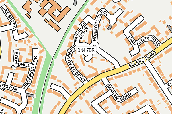 DN4 7DR map - OS OpenMap – Local (Ordnance Survey)
