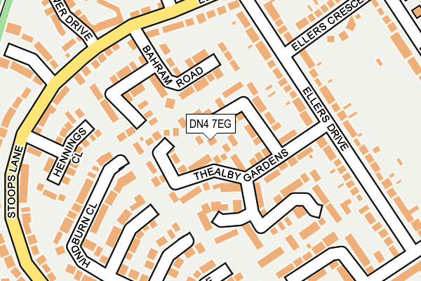DN4 7EG map - OS OpenMap – Local (Ordnance Survey)