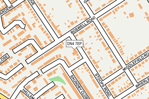 DN4 7EP map - OS OpenMap – Local (Ordnance Survey)