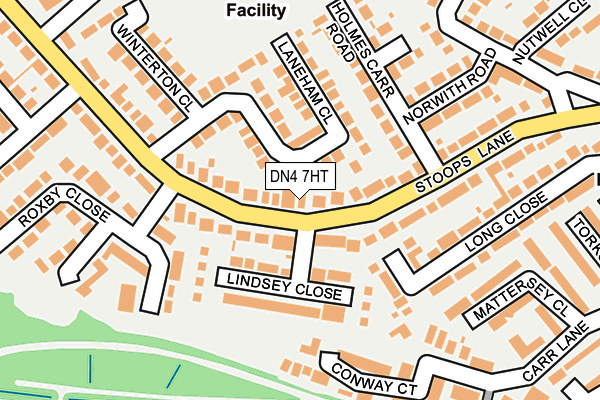 DN4 7HT map - OS OpenMap – Local (Ordnance Survey)